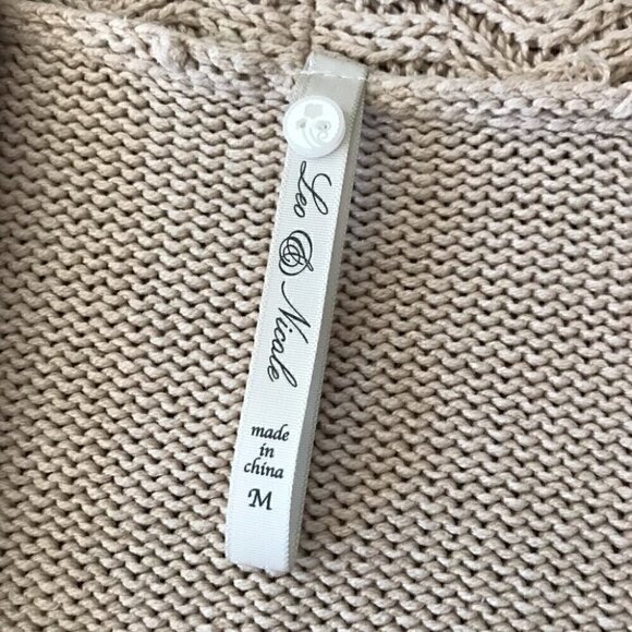 Leo &  Nicole open cardigan in a cotton blend - Picture 5 of 6